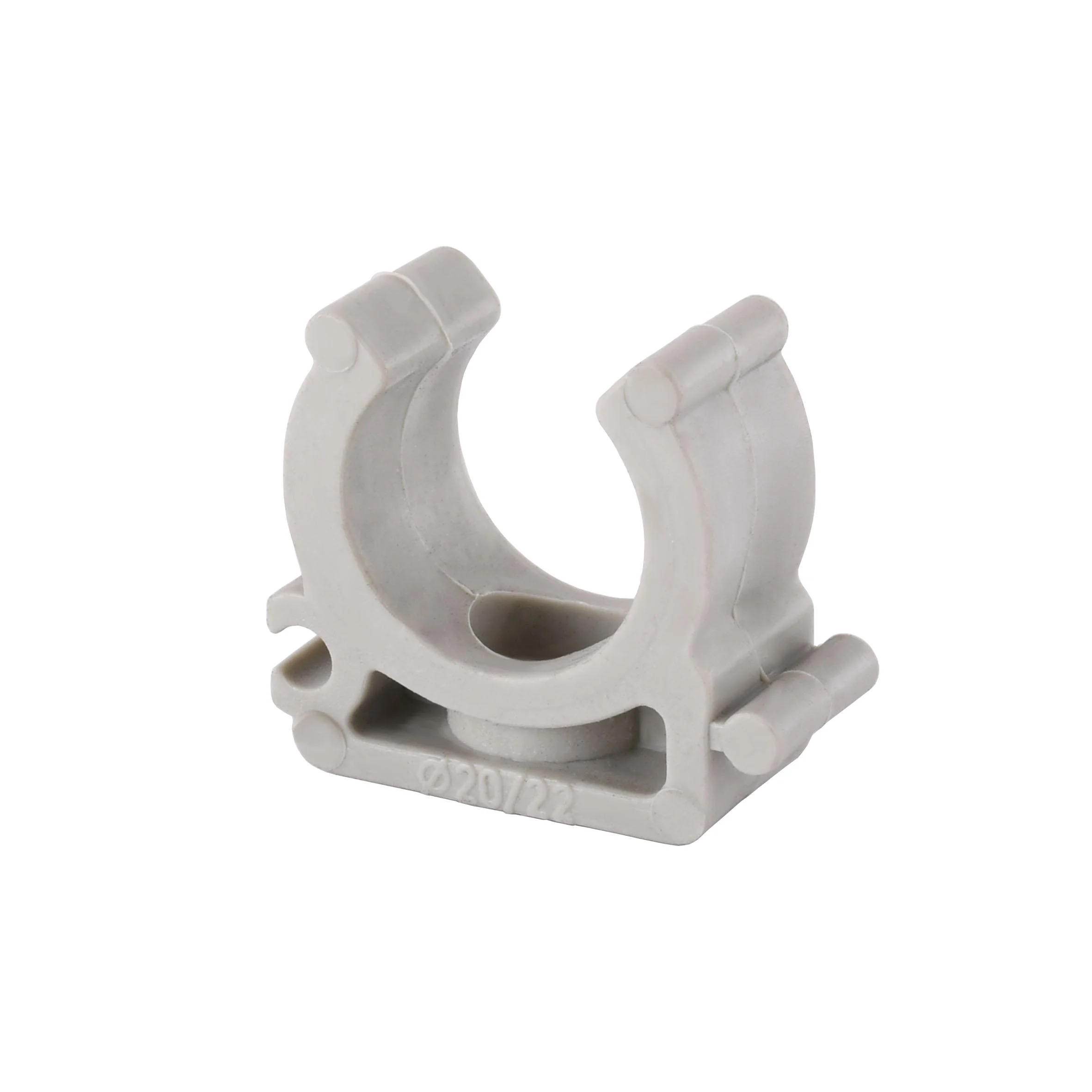 Клипса для труб PPR D20 одинарная Белый