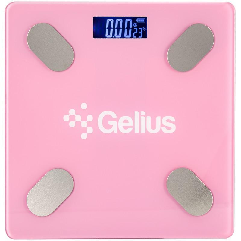 Весы умные напольные Gelius Floor Scales Zero Fat GP-BS001 Pink - фото 4