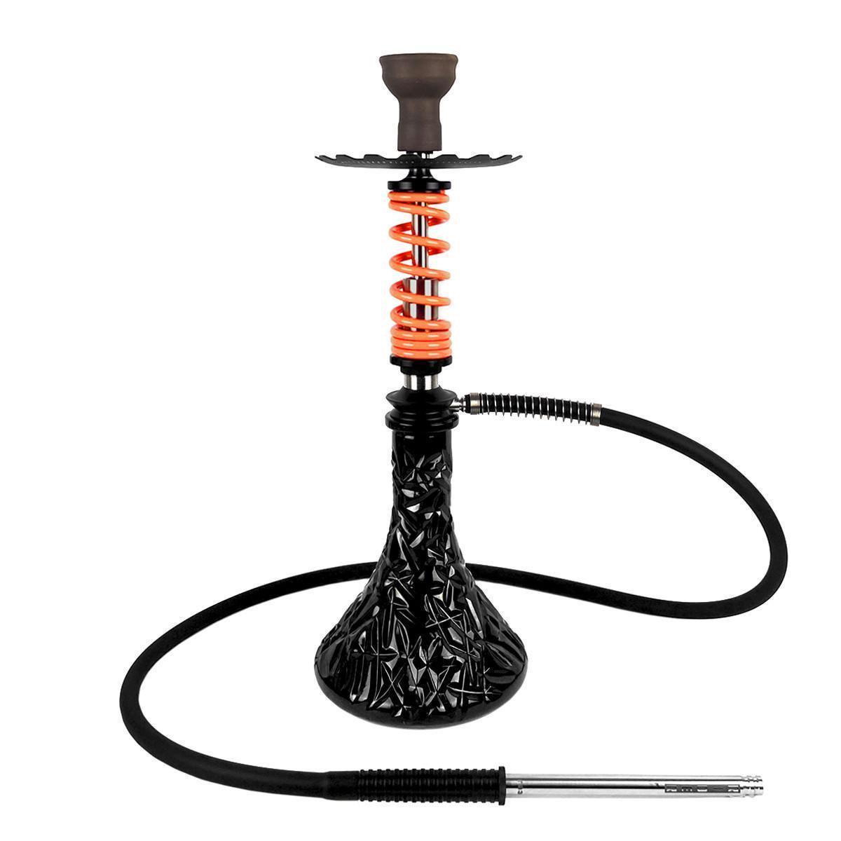 Кальян Hookah Trumpet Rider S Orange колба Crystal Black