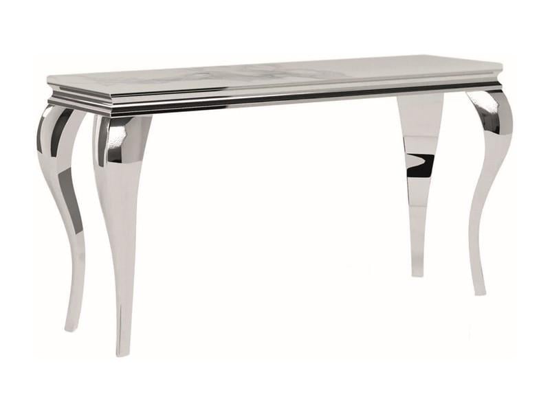 Консоль Signal PRINCE C CERAMIC CALACATTA 120x40 см Белый/Хром (PRINCECCBCH120)