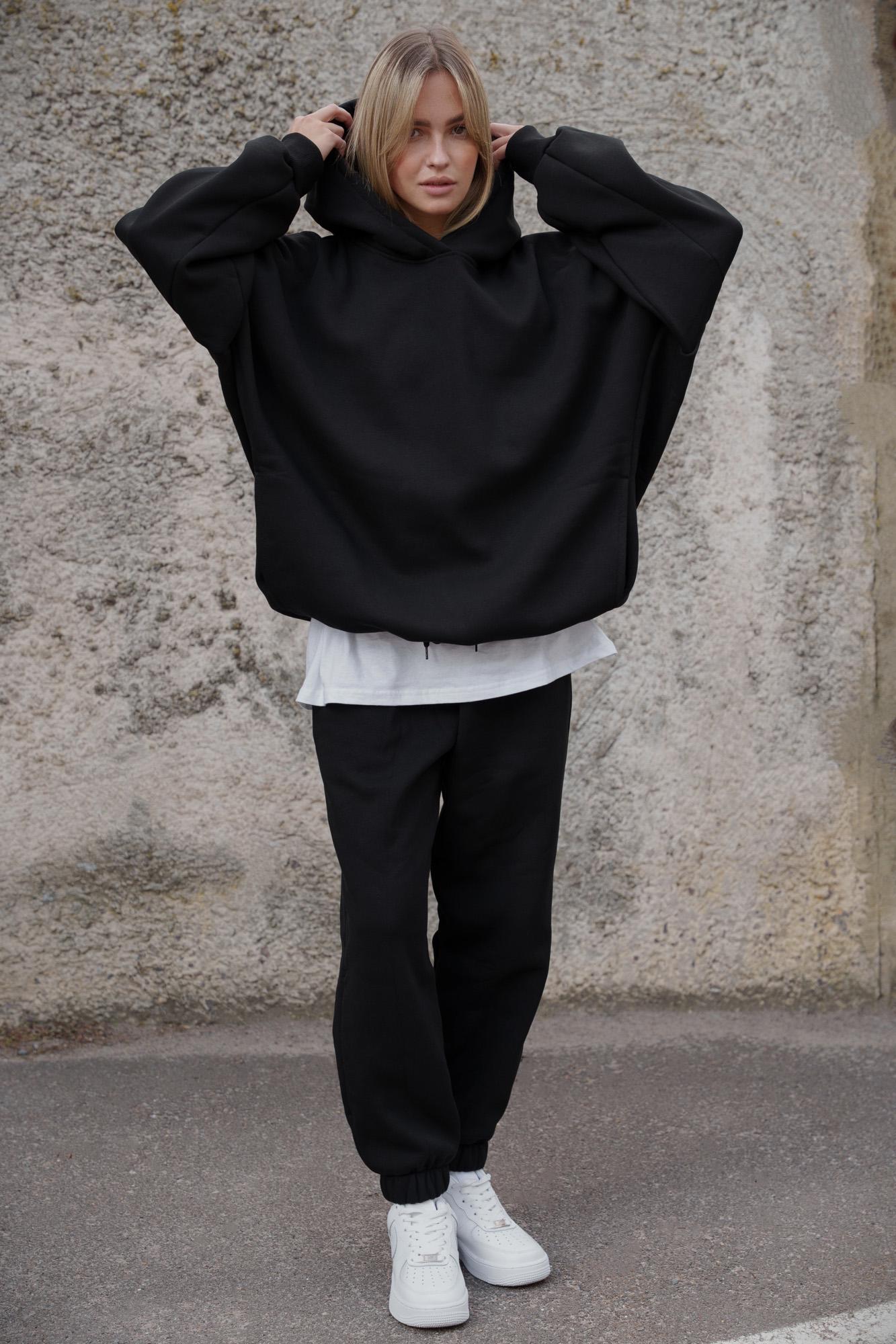 Прогулочный костюм на флисе Without Brand Miror XL Black (XL8055986) - фото 8 Прогулочный костюм на флисе Without Brand Miror XL Black (XL8055986) - фото 8