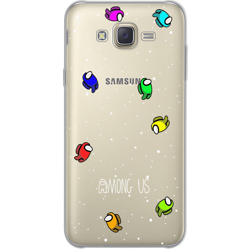 Чохол BoxFace Samsung J700H Galaxy J7 Among Us Invisible Прозорий силікон (24496-bk76-24496)