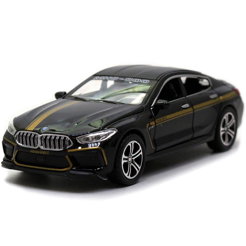 Игрушечная машинка-модель металлическая BMW MH8 800 Manhart 1:32 инерционная свет/звук/открываются двери Черный (35418790)