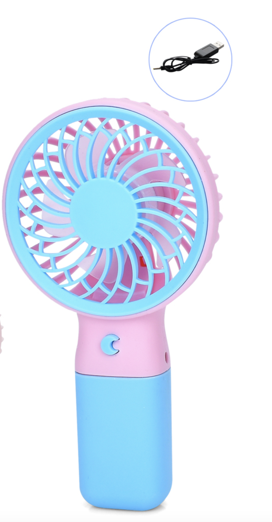 Вентилятор 2в1 ручной/портативный (MK 5609) - фото 2 Вентилятор 2в1 ручной/портативный (MK 5609) - фото 2