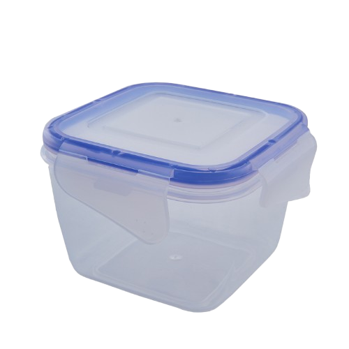 Контейнер універсальний Алеана Фієста квадратний 0,45 л Прозорий (УТ000101904) - фото 1