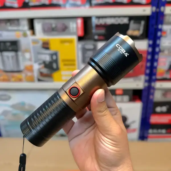 Аккумуляторный фонарик ручной TG CB X53 LASER LED с лазером (X53) - фото 6