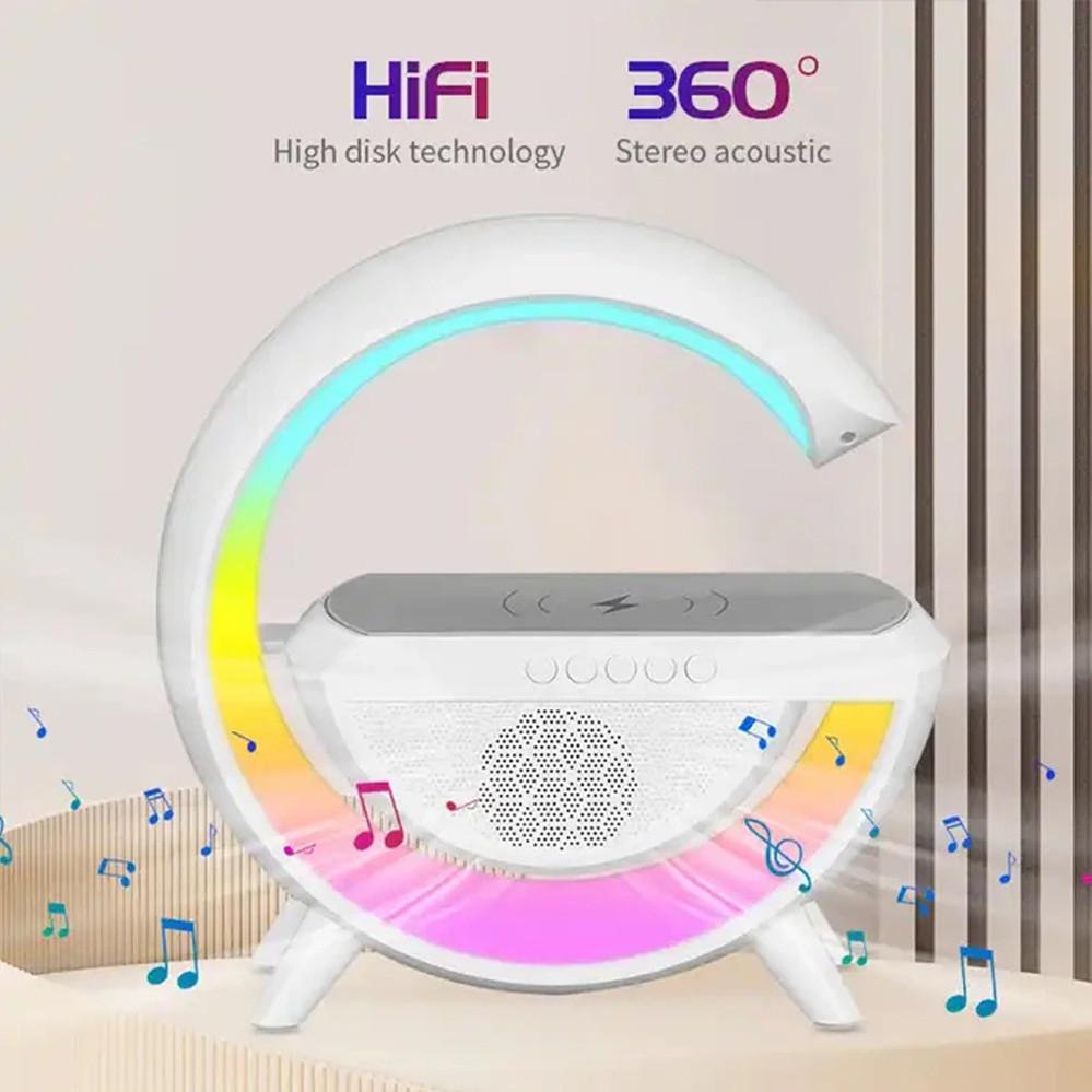 Нічник-лампа Happy Light Smart Light Sound Machine RGB настільний з бездротовою зарядкою 15W 24 см (2011108780) - фото 10