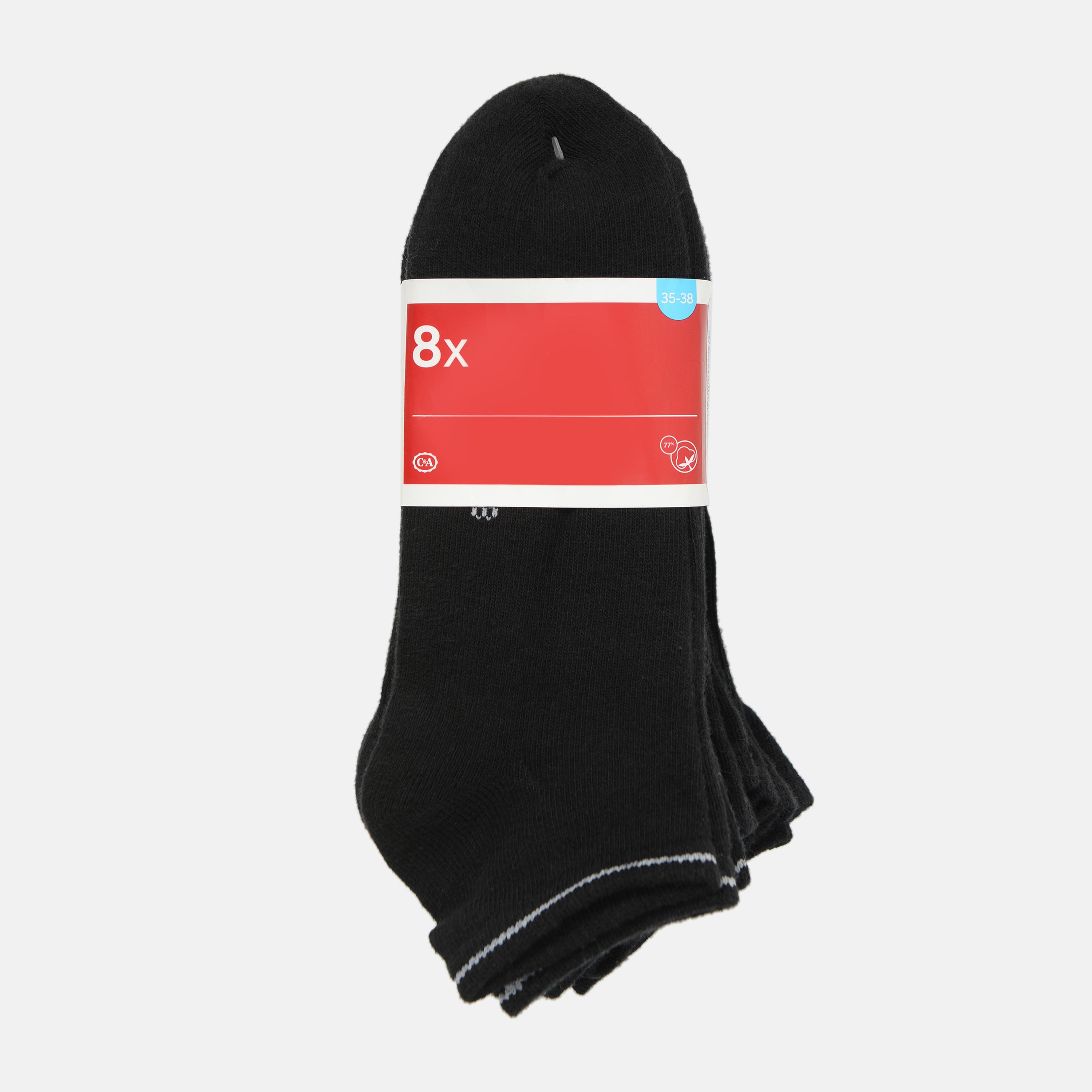 Носки C&A 8 пар р. 35-38 Черный (2244979840205)