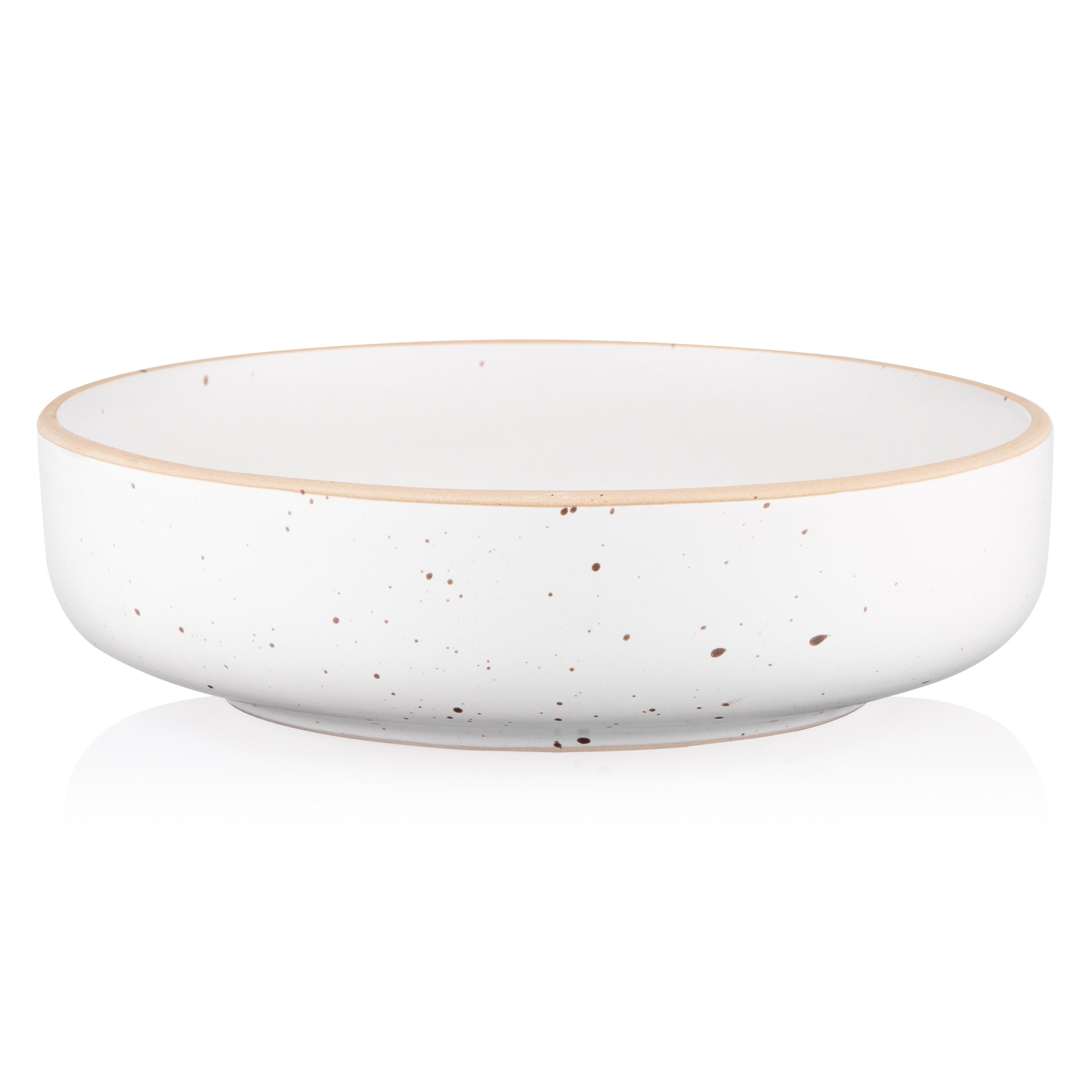 Тарелка для супа Ardesto Midori керамическая 18,5 см 680 мл Белый (622520)