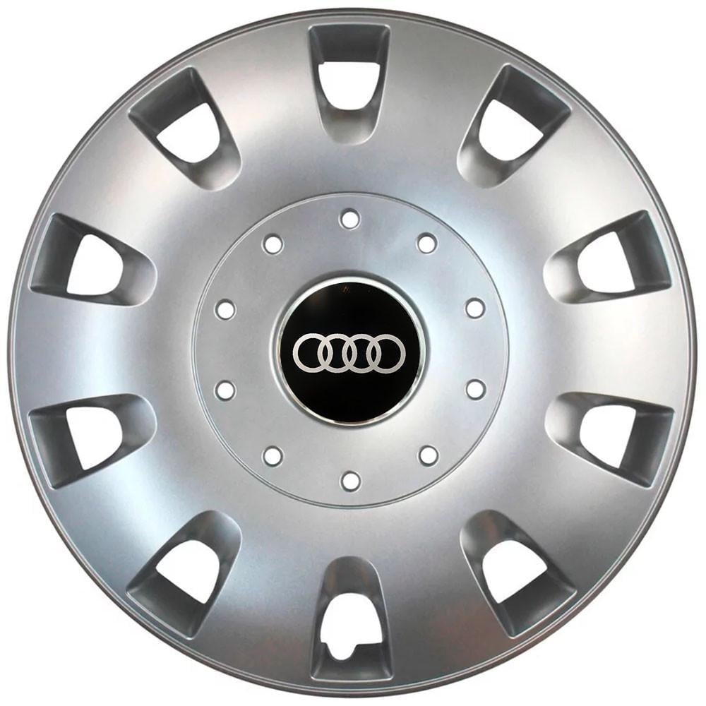 Колпаки SJS 401 с логотипом Audi R16 4 шт. Серебристый (2654561570)