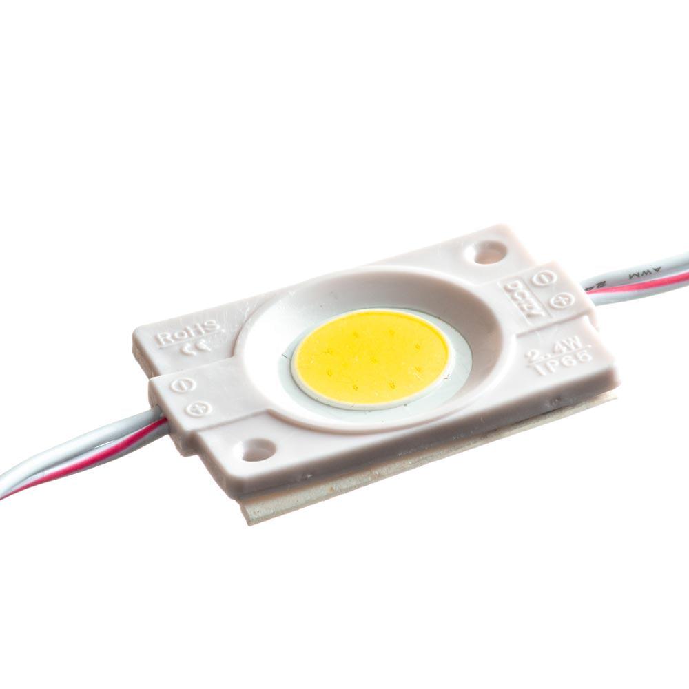 Светодиодный модуль MTK СОВ-Round-1LED-WW-2,4W №97/2 Белый теплый (27771218)