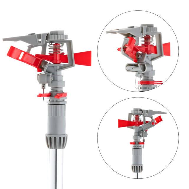 Дождеватель пульсирующий Intertool GE-0067 с полной/частичной зоной полива на штанге (12307625) - фото 4 Дождеватель пульсирующий Intertool GE-0067 с полной/частичной зоной полива на штанге (12307625) - фото 4