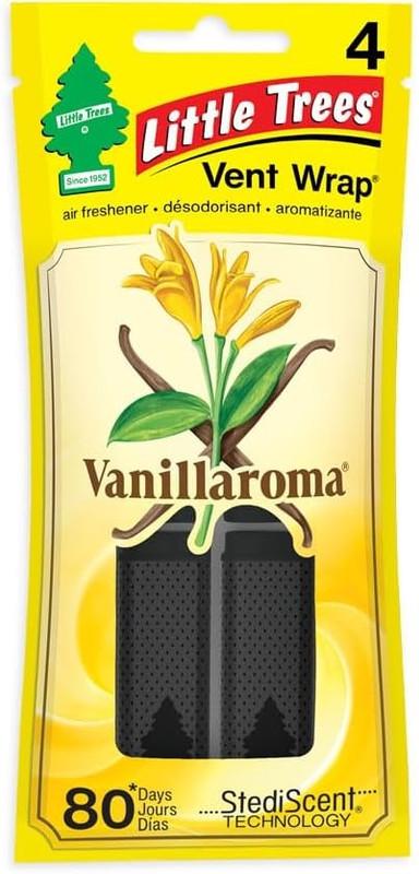 Ароматизатор автомобільний для вентиляційних отворів Little Trees Vanillaroma в упаковці 4 шт. Ароматизатор автомобільний для вентиляційних отворів Little Trees Vanillaroma в упаковці 4 шт.