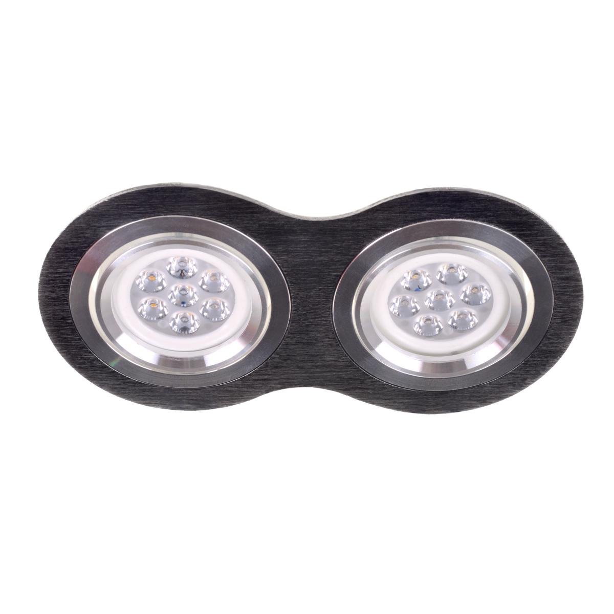 Светильник точечный HDL-DT 112/2 MR16 BK (36-446)