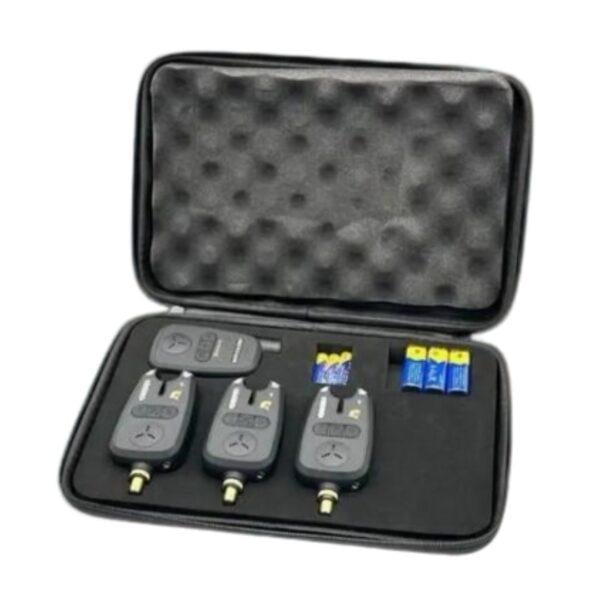 Набор сигнализаторов поклевки для карповой рыбалки Gladiator RF298 3+1 Black (28745611)
