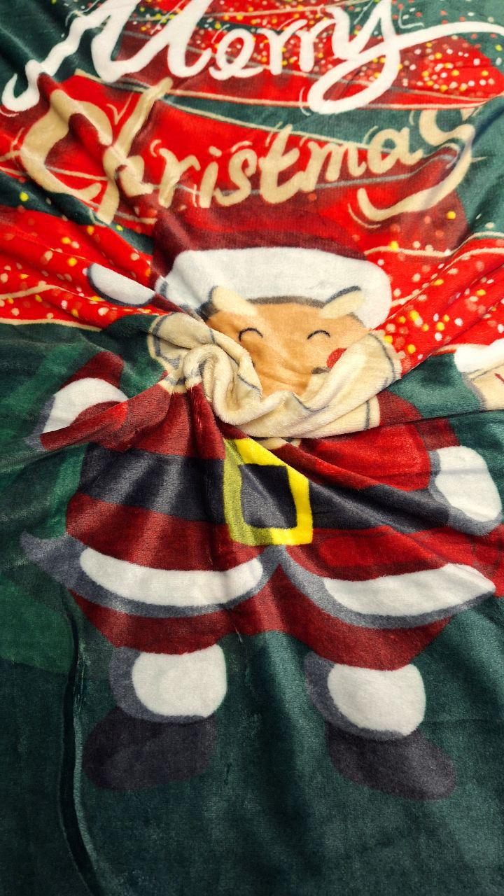 Плед новогодний флисовый Mallory Home Веселого Рождества 200x230 см (587) - фото 3 Плед новогодний флисовый Mallory Home Веселого Рождества 200x230 см (587) - фото 3