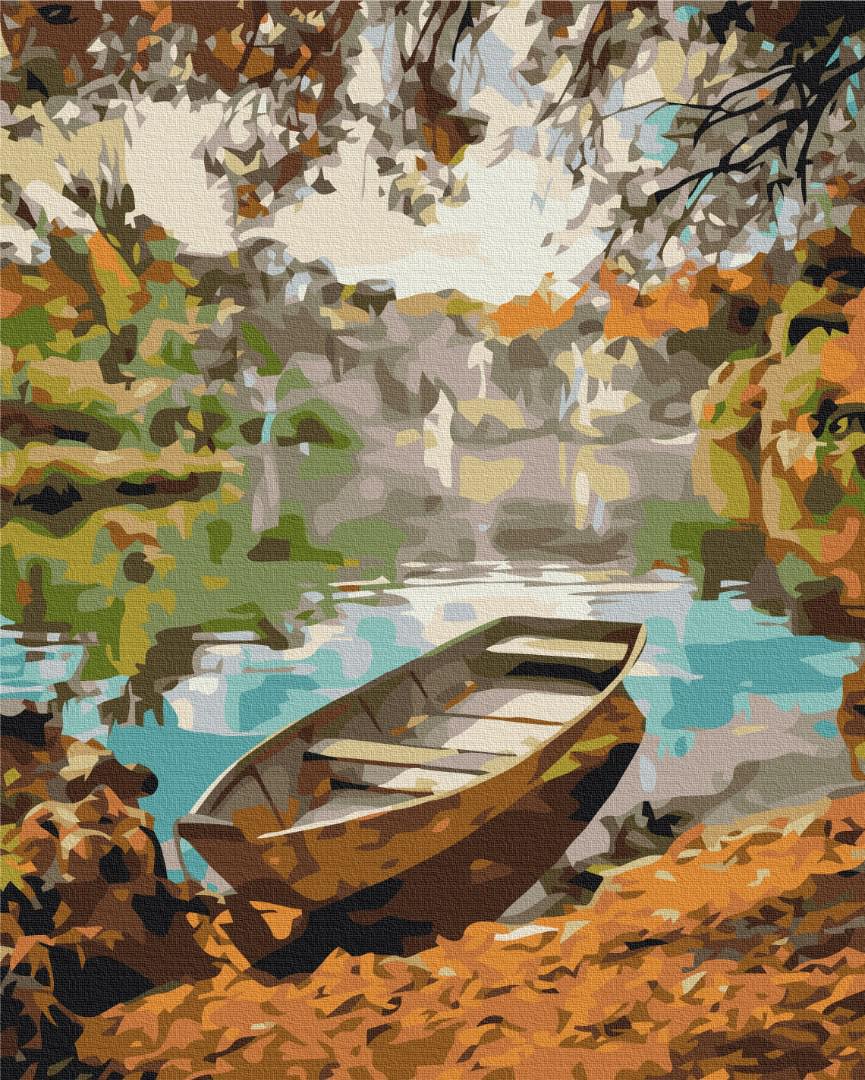 Картина за номерами Brushme Рибалка попереду 48x60 см (BS39772L)