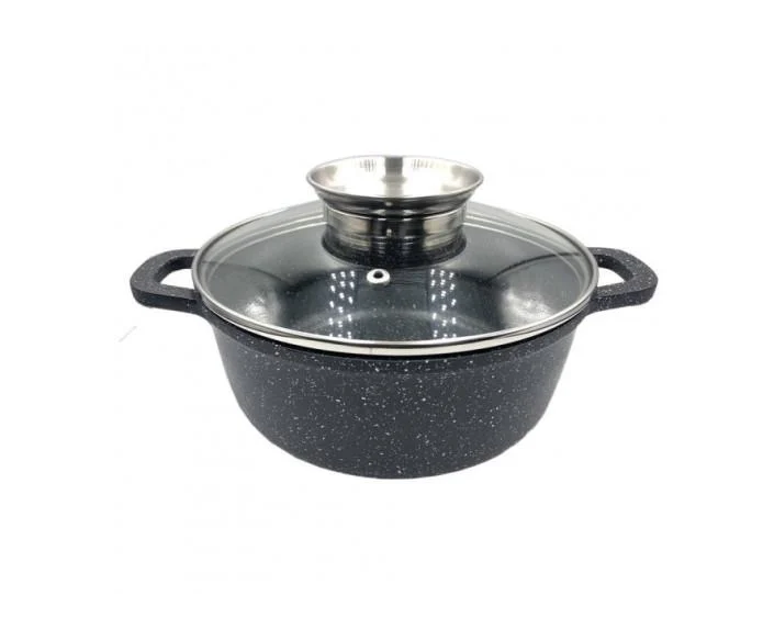 Каструля-казан Unique UN-5271 з мармуровим покриттям і кришкою 1,2 л 16 см Чорний - фото 7 Каструля-казан Unique UN-5271 з мармуровим покриттям і кришкою 1,2 л 16 см Чорний - фото 7
