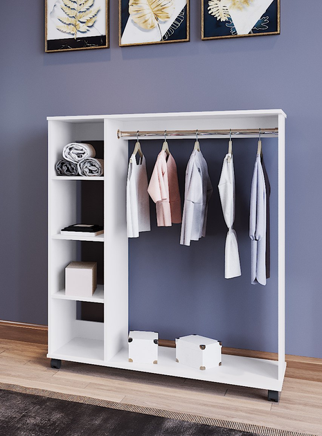 Гардеробна стійка Doros Д1 Білий (41510078) - фото 3 Гардеробна стійка Doros Д1 Білий (41510078) - фото 3