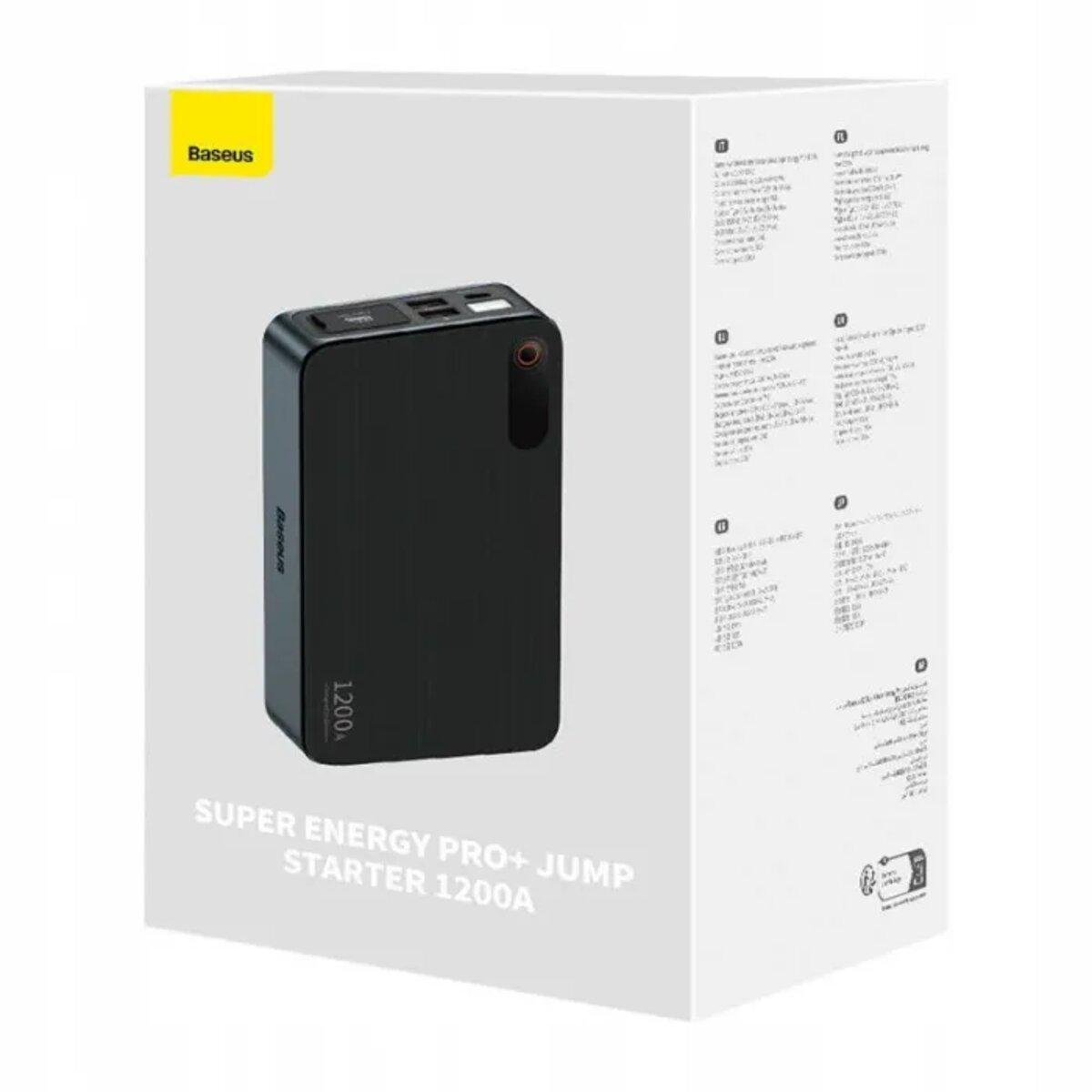 Пуско-зарядна станція BASEUS C00245700111-00 Super Energy Pro+ 1200A Car Jump Starter Black (21027886) - фото 8