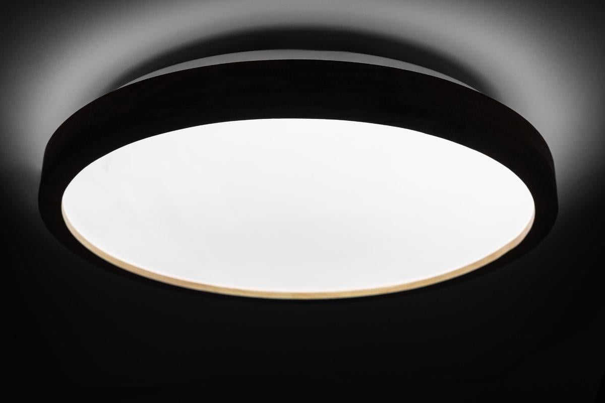 Потолочный светильник Vestum WOOD матовый 60W 3000К-6500К из ДК 375х60 мм Орех - фото 4 Потолочный светильник Vestum WOOD матовый 60W 3000К-6500К из ДК 375х60 мм Орех - фото 4