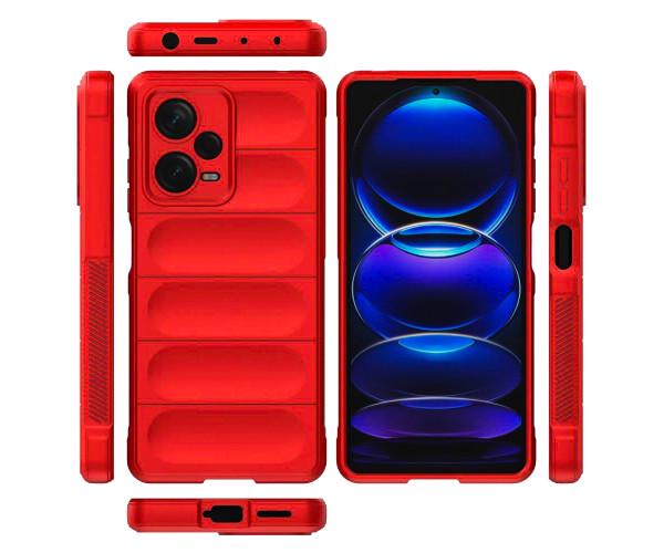 Чехол-накладка Ricco Phantom Shield для Xiaomi Redmi Note 12 5G с защитой при падении, Красный - фото 2 Чехол-накладка Ricco Phantom Shield для Xiaomi Redmi Note 12 5G с защитой при падении, Красный - фото 2