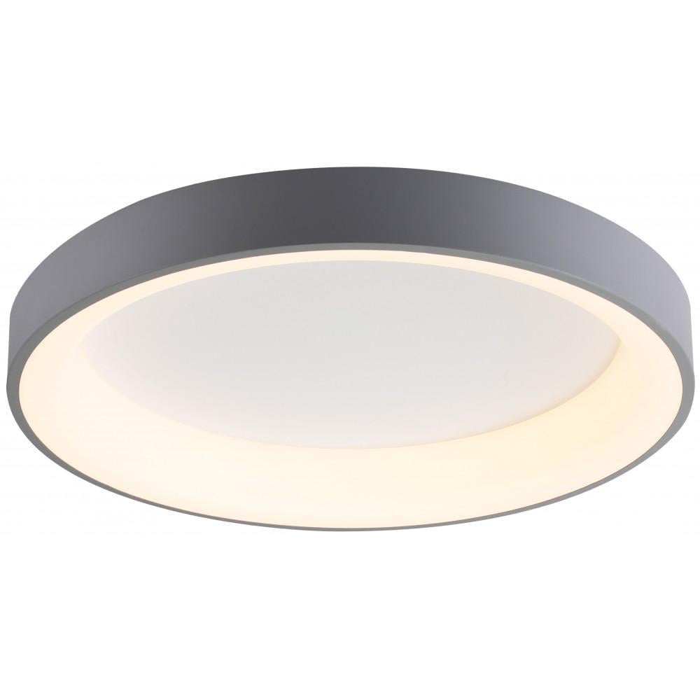 Потолочный LED-светильник Velmax V-CL-VERONA-R с пультом 80W 3000/6500K 5200 Lm Серый (28688587)