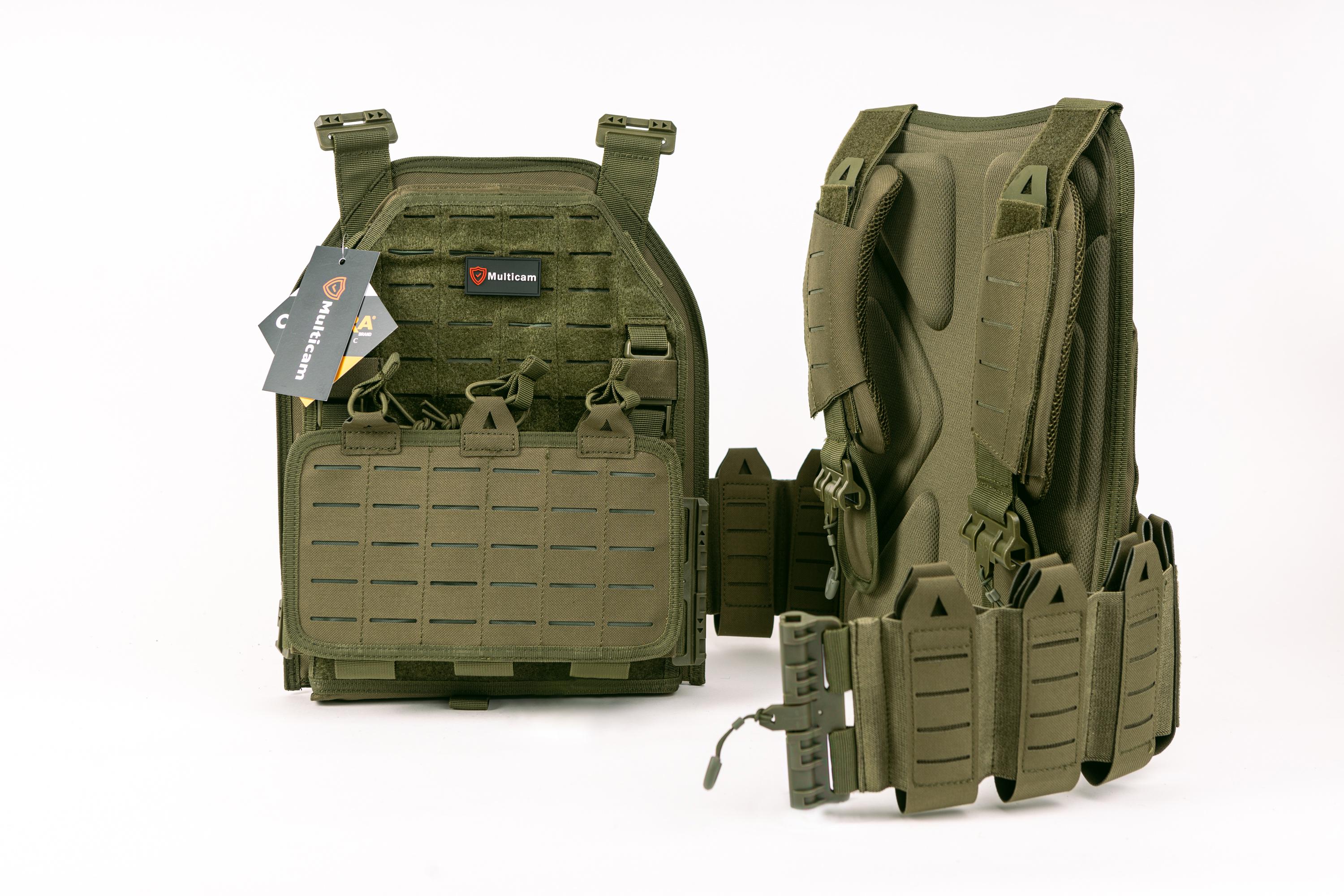 Плитоноска Multicam X650 MOLLE Cordura 1000D Оливковый (10070005) - фото 4