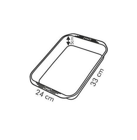 Форма для выпечки Tescoma Saphir 33х24 см глубокая (624606) - фото 3 Форма для выпечки Tescoma Saphir 33х24 см глубокая (624606) - фото 3