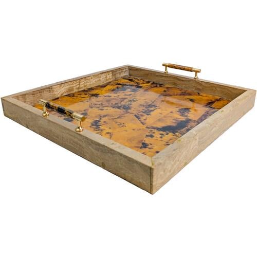 Поднос Seta Decor 408-08-TPS с ручками 40х40 см