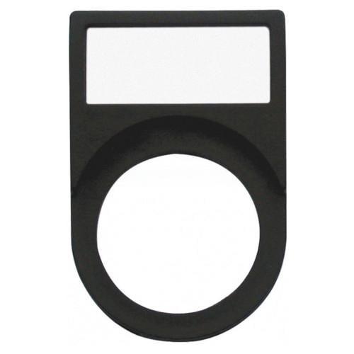 Тримач маркувальної бірки CHINT NP2-BZ31 установочний Ø22мм чорний для кнопок NP2 (256361)