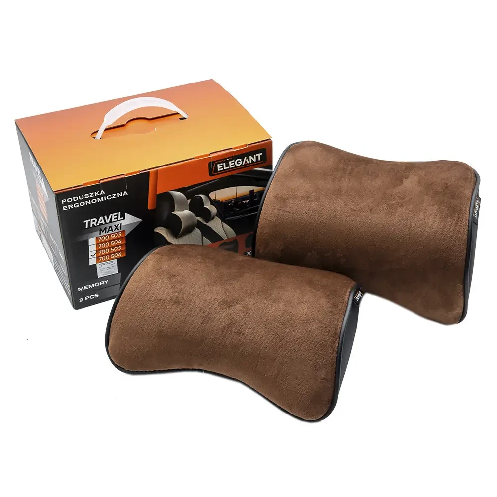 Подушки з ефектом пам'яті Elegant MAXI 2 шт. Коричневий - фото 1 Подушки з ефектом пам'яті Elegant MAXI 2 шт. Коричневий - фото 1