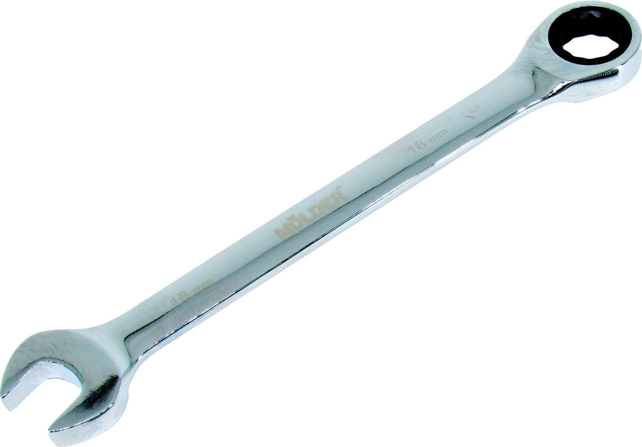 Ключ рожково-накидной Molder Tools с трещоткой 18 мм (MT56018)