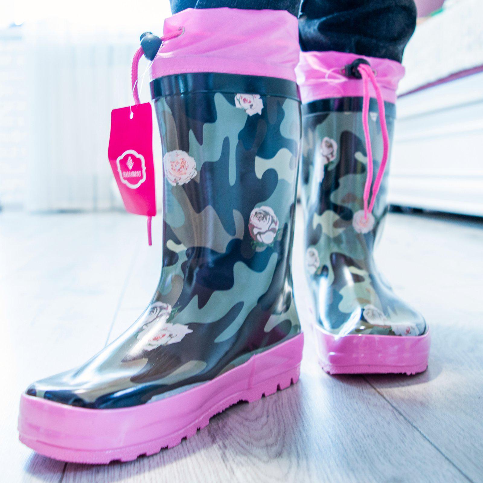 Резиновые сапоги для девочки Paliament MV-1329 р. 32 Зеленый - фото 3 Резиновые сапоги для девочки Paliament MV-1329 р. 32 Зеленый - фото 3