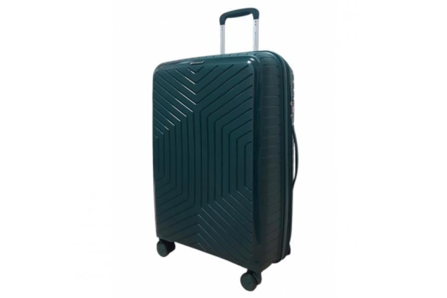 Чемодан Snowball 20103 средний 71 л Зеленый (20103-M-Dark-green)