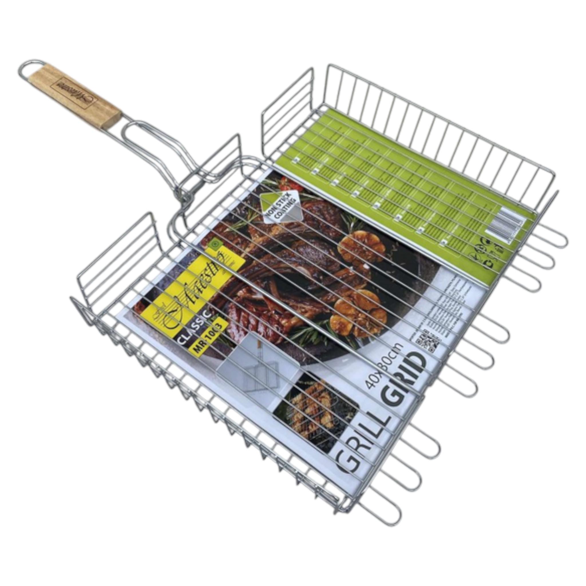 Решітка-гриль Maestro MR-1003 антипригарне покриття 40х30 см (26625079) - фото 3 Решітка-гриль Maestro MR-1003 антипригарне покриття 40х30 см (26625079) - фото 3