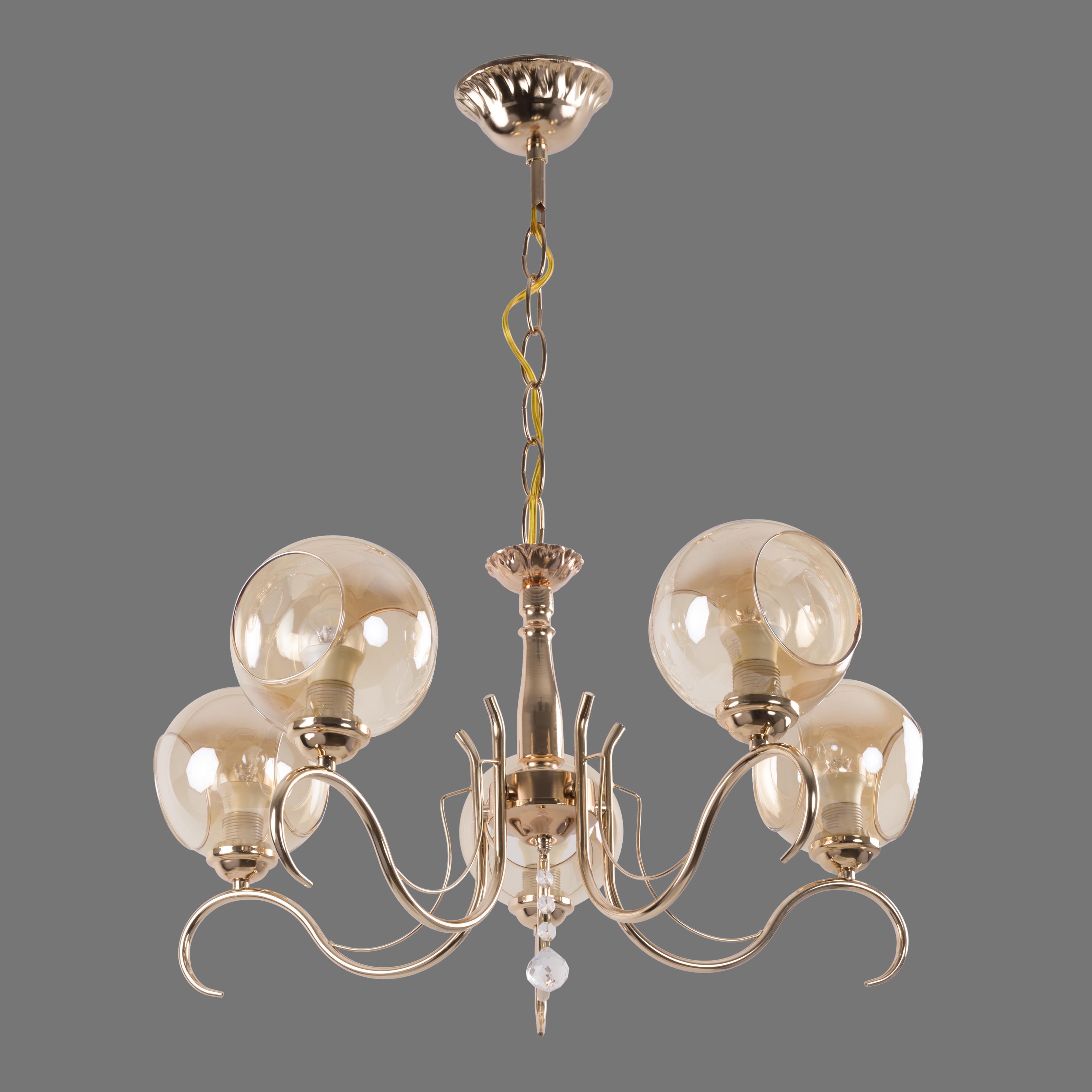 Люстра стельова Sirius Ю 9571А/5 на 5 плафонів (000032143)