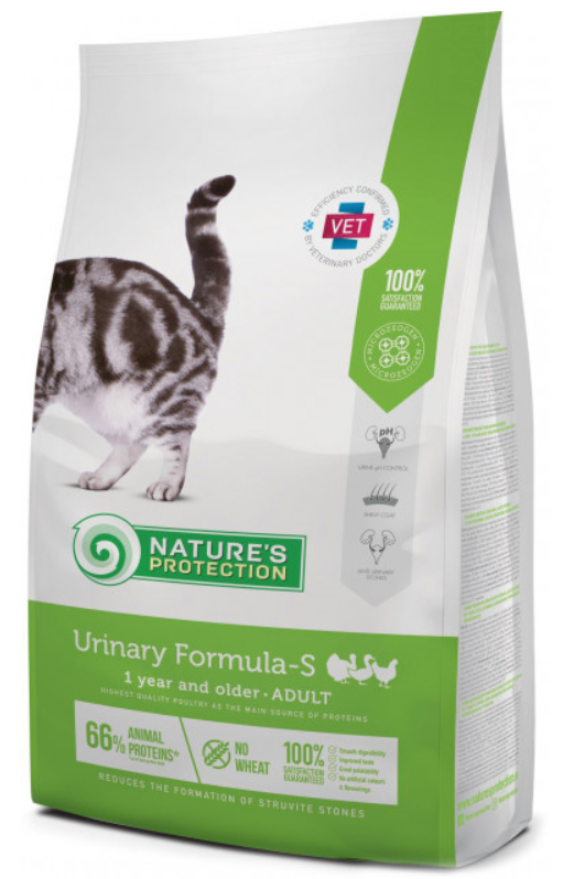 Корм сухой Nature's Protection Urinary Formula-S 0,4 кг - фото 2 Корм сухой Nature's Protection Urinary Formula-S 0,4 кг - фото 2