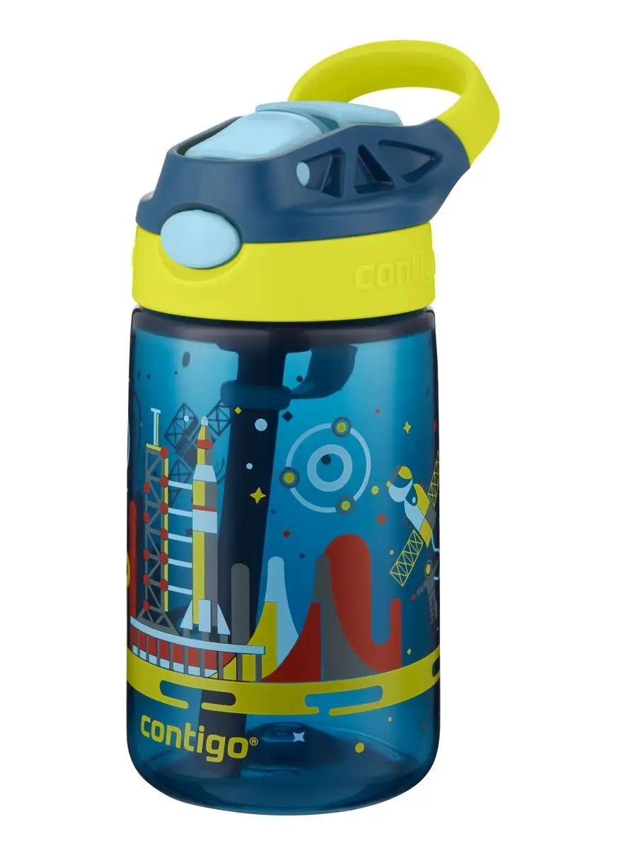 Бутылка для воды детская Contigo Gizmo Flip 420 мл Nautical Space (1075-2116114) - фото 5