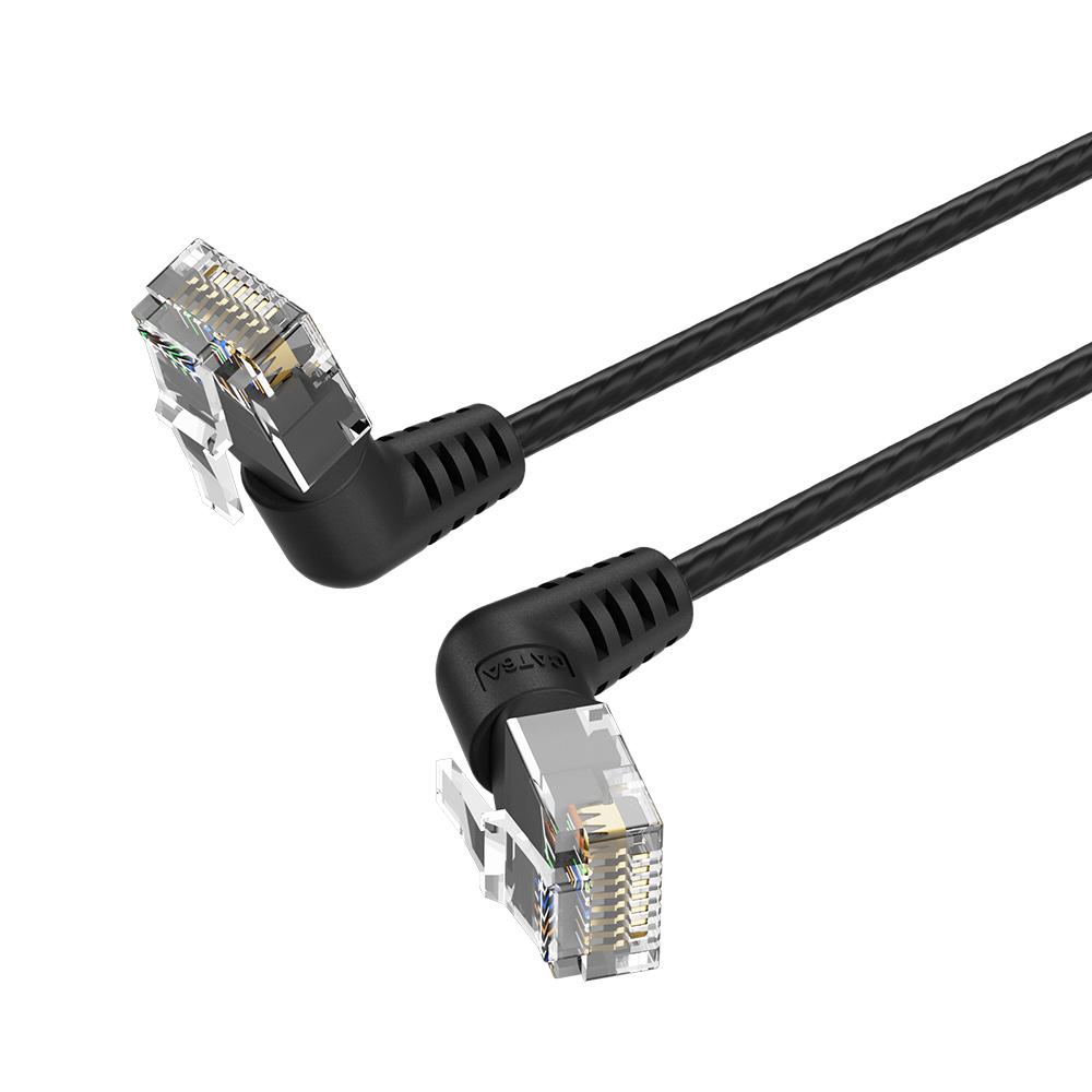 Патч-корд Vention 1,5 м Cat6A RJ45-RJ45 поворотные коннекторы 360°/угловые коннекторы 90° Черный (IBOBG) Патч-корд Vention 1,5 м Cat6A RJ45-RJ45 поворотные коннекторы 360°/угловые коннекторы 90° Черный (IBOBG)