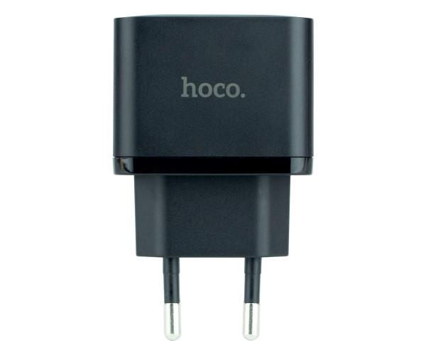 Устройство зарядное сетевое Hoco N29 Triumph Type-C PD 35W QC3.0 cable Type-C to Lightning Black Устройство зарядное сетевое Hoco N29 Triumph Type-C PD 35W QC3.0 cable Type-C to Lightning Black