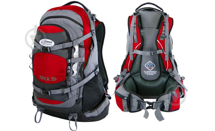 Рюкзак Terra Incognita Tirol 35 Red-Grey (TI-00759)