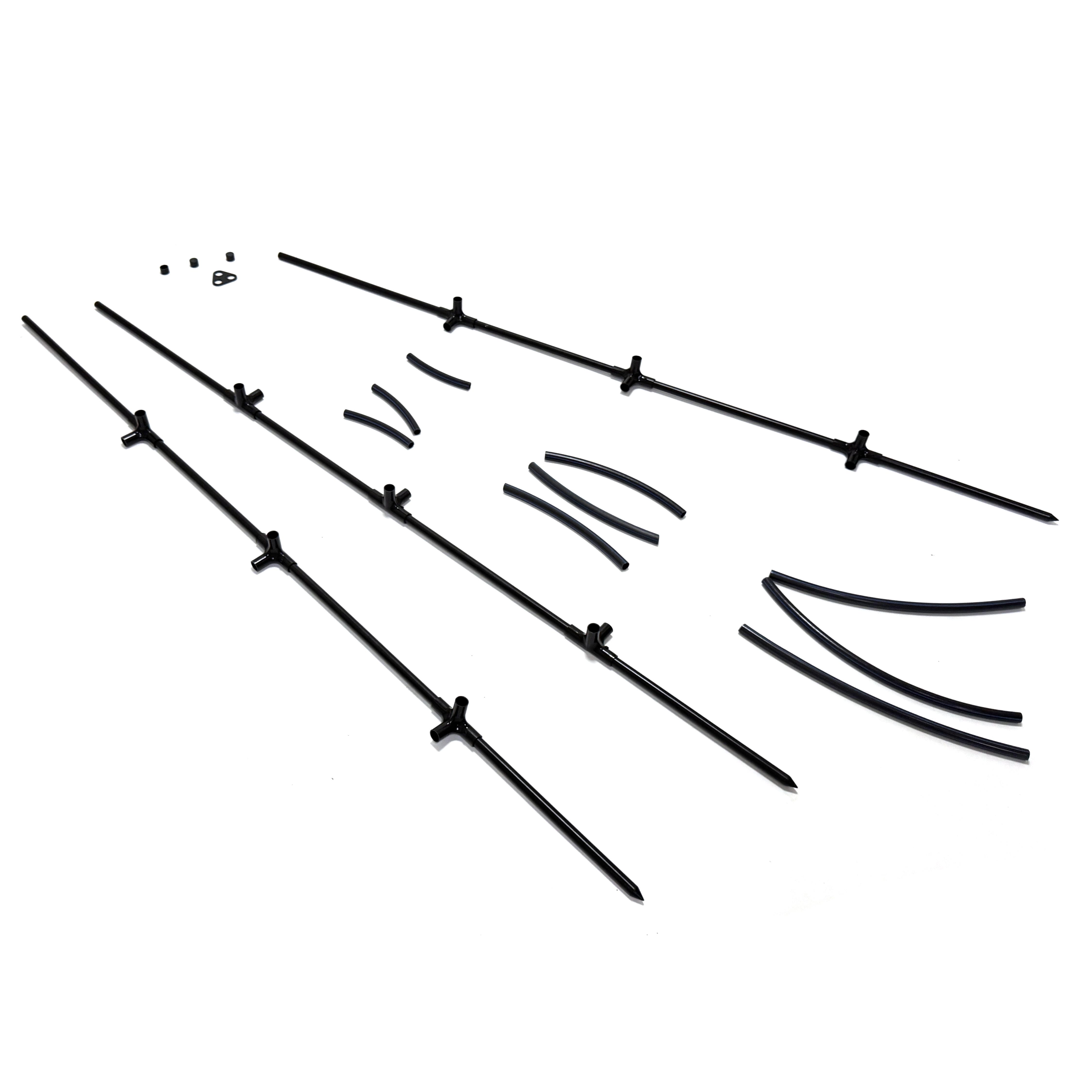 Опора для клематисів і троянд Tea Rose Piramida пірамідальна металева Чорний (27419459) - фото 7