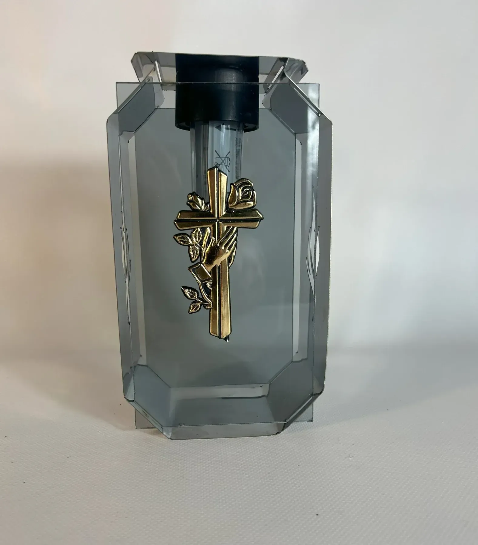 Лампа стеклянная с солнечной панелью для Аллеи Героев (L0004)