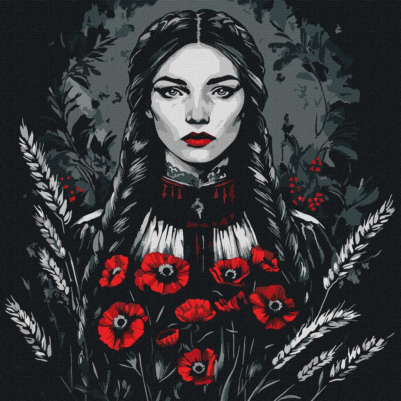 Картина за номерами Ideyka Жіноча сила 40х40 см (2889525984)