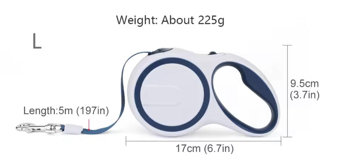 Автоматический поводок-рулетка для собак Taotaopets 173320 5 м Blue - фото 4 Автоматический поводок-рулетка для собак Taotaopets 173320 5 м Blue - фото 4