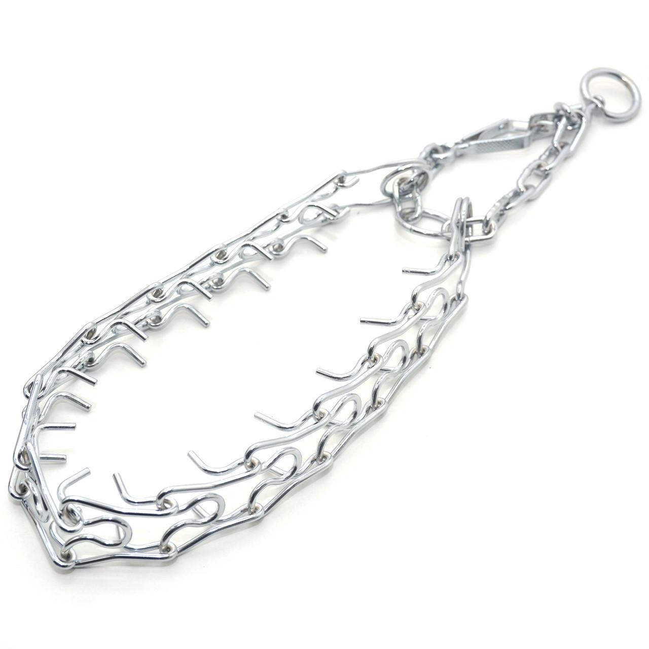 Ошейник-удавка жесткий для собак Zoo-hunt хромовый ХЖ №2 52 см (20845261) - фото 2 Ошейник-удавка жесткий для собак Zoo-hunt хромовый ХЖ №2 52 см (20845261) - фото 2