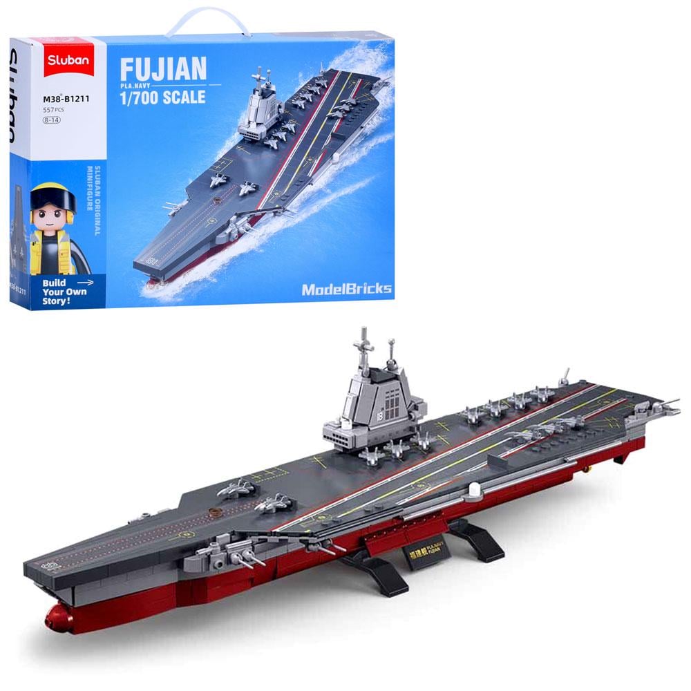Конструктор Sluban M38-B1211 Авианосец в коробке (113438) - фото 4