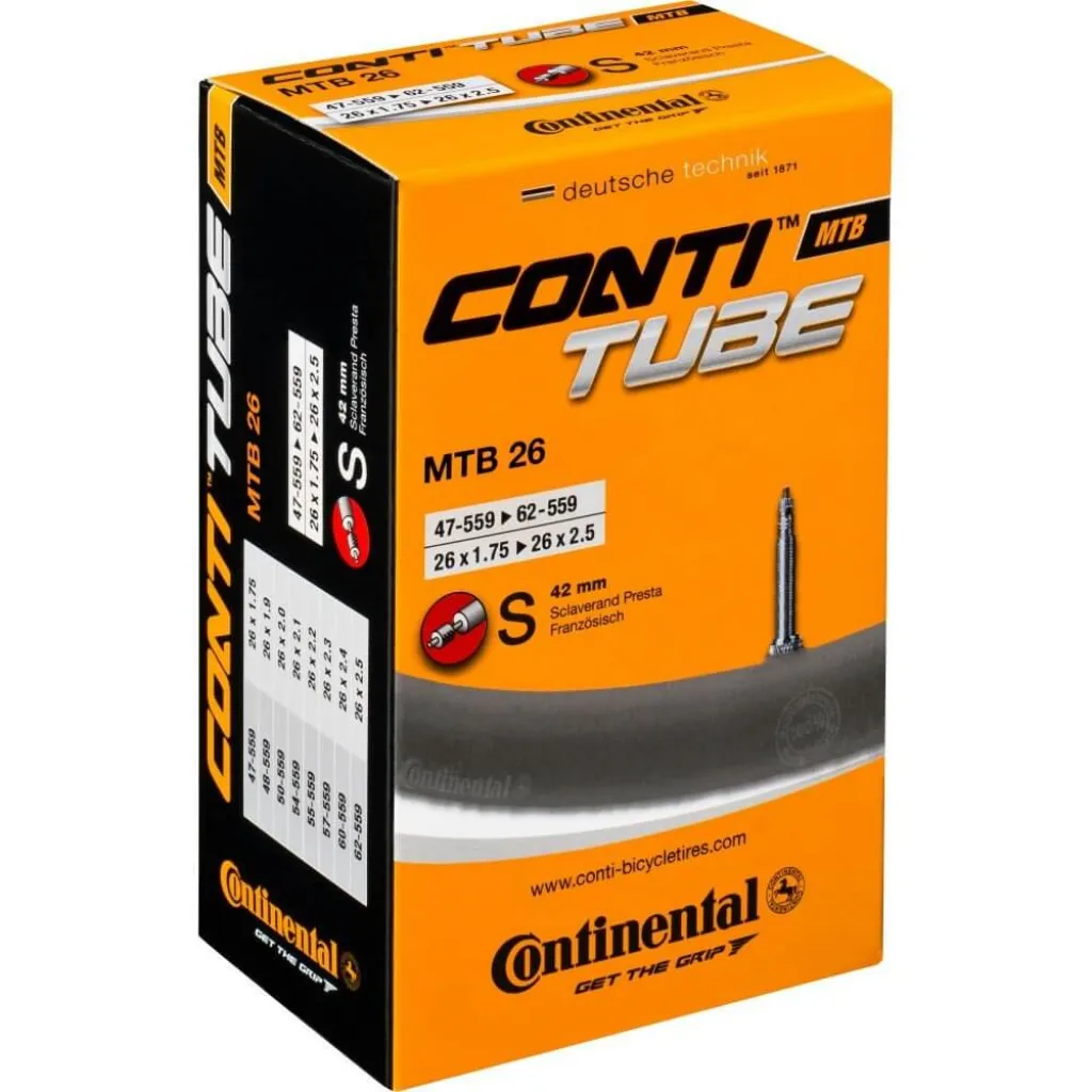 Камера велосипедна Continental MTB 26x1,75-2,5 FV 42 мм