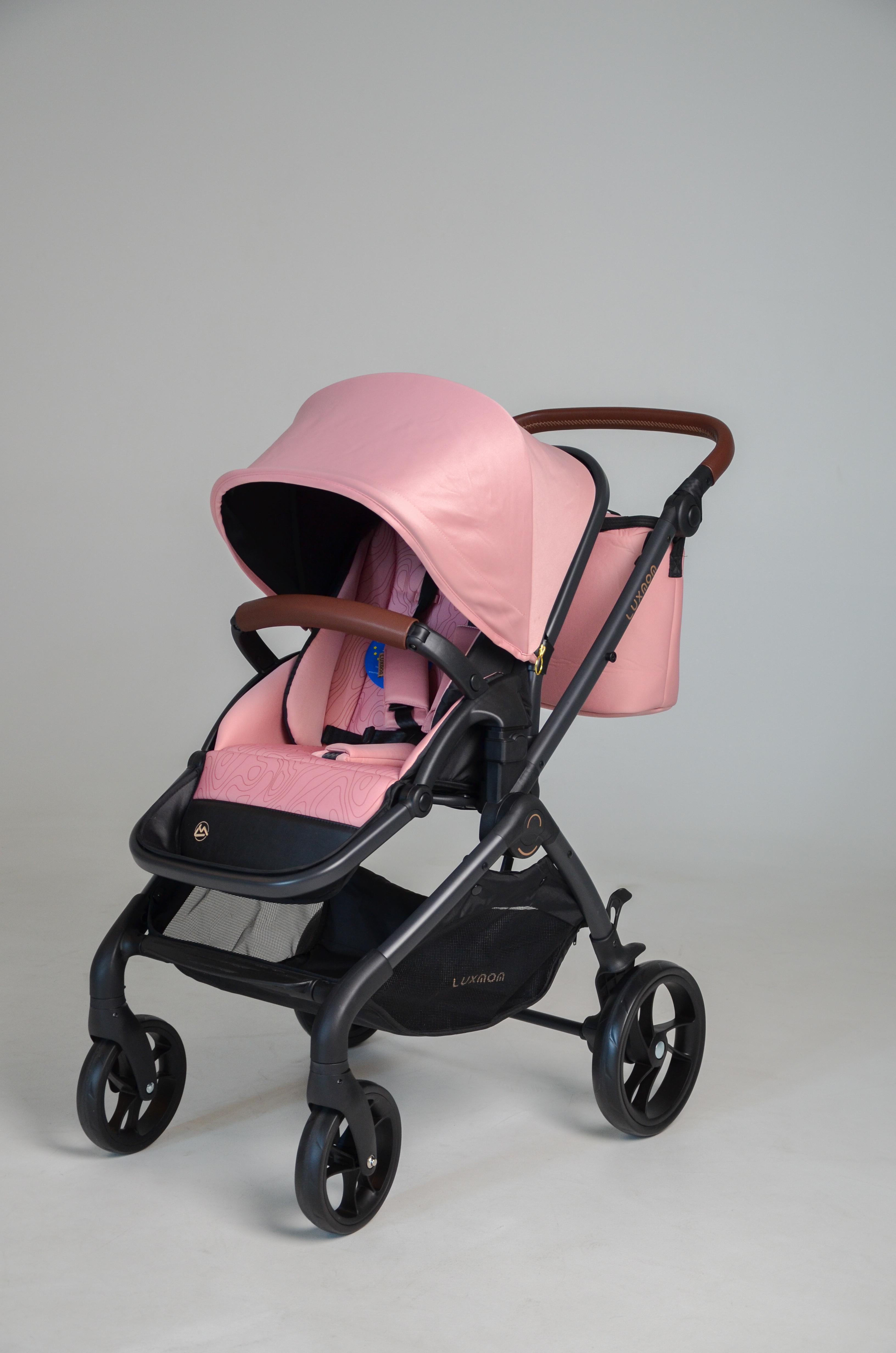 Детская коляска 2в1 pote luxmom Pink Детская коляска 2в1 pote luxmom Pink